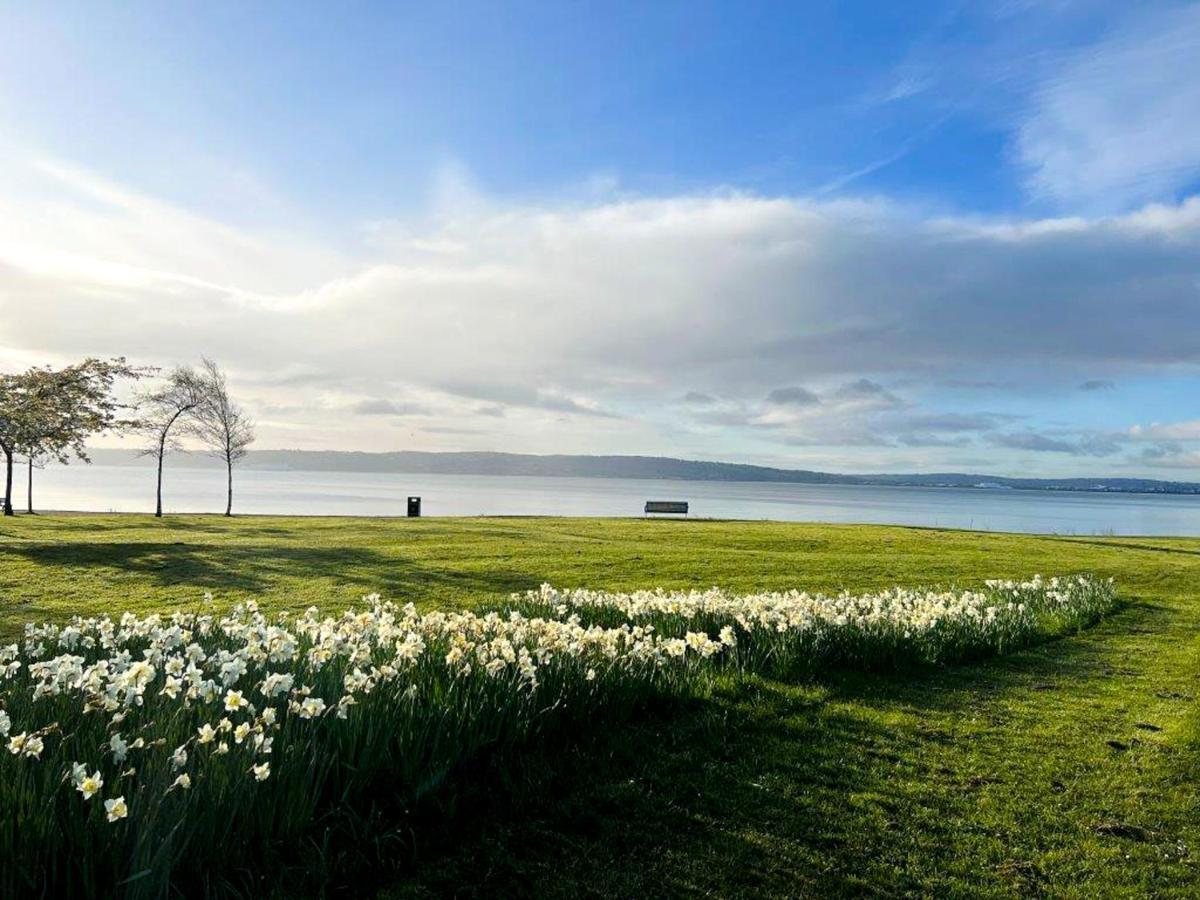 Modern Luxurious Apartment W/ Patio Balcony & View Jordanstown Buitenkant foto
